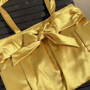 New Yellow Satin Tote Bag ✨